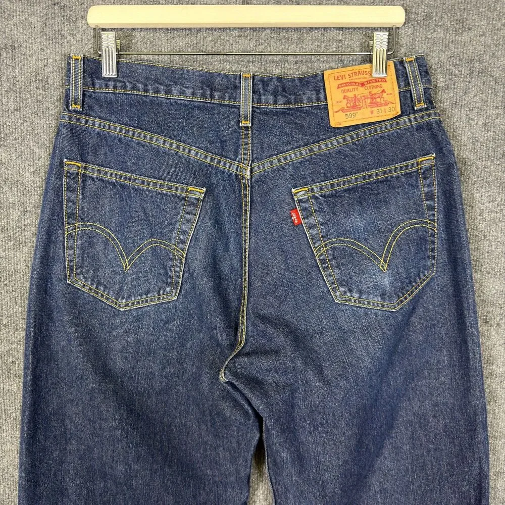 Levi's 599 Giant Fit Men's Jeans Size 31x30(34x29) Baggy Wide Leg Y2K Skater Y2K